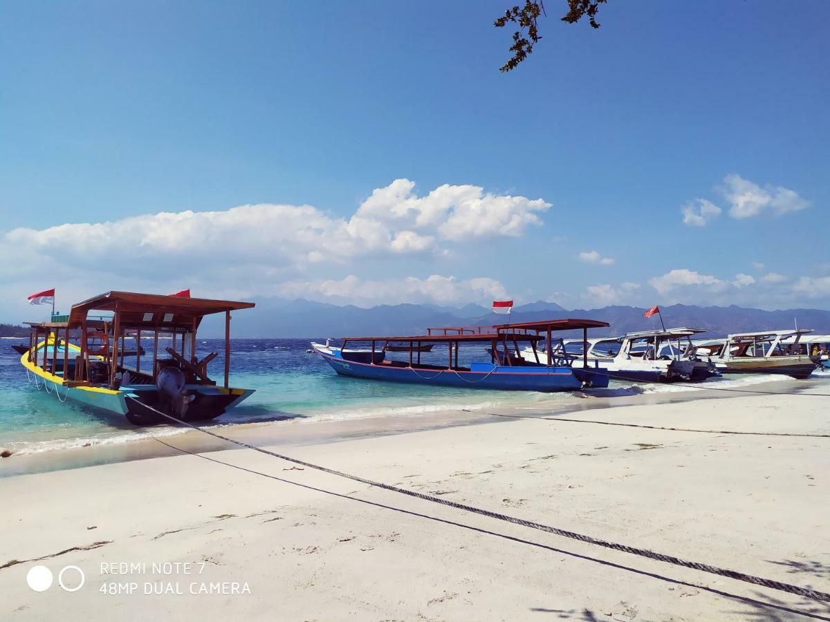 Kusuka Bungalow Lägenhet Gili Trawangan Exteriör bild