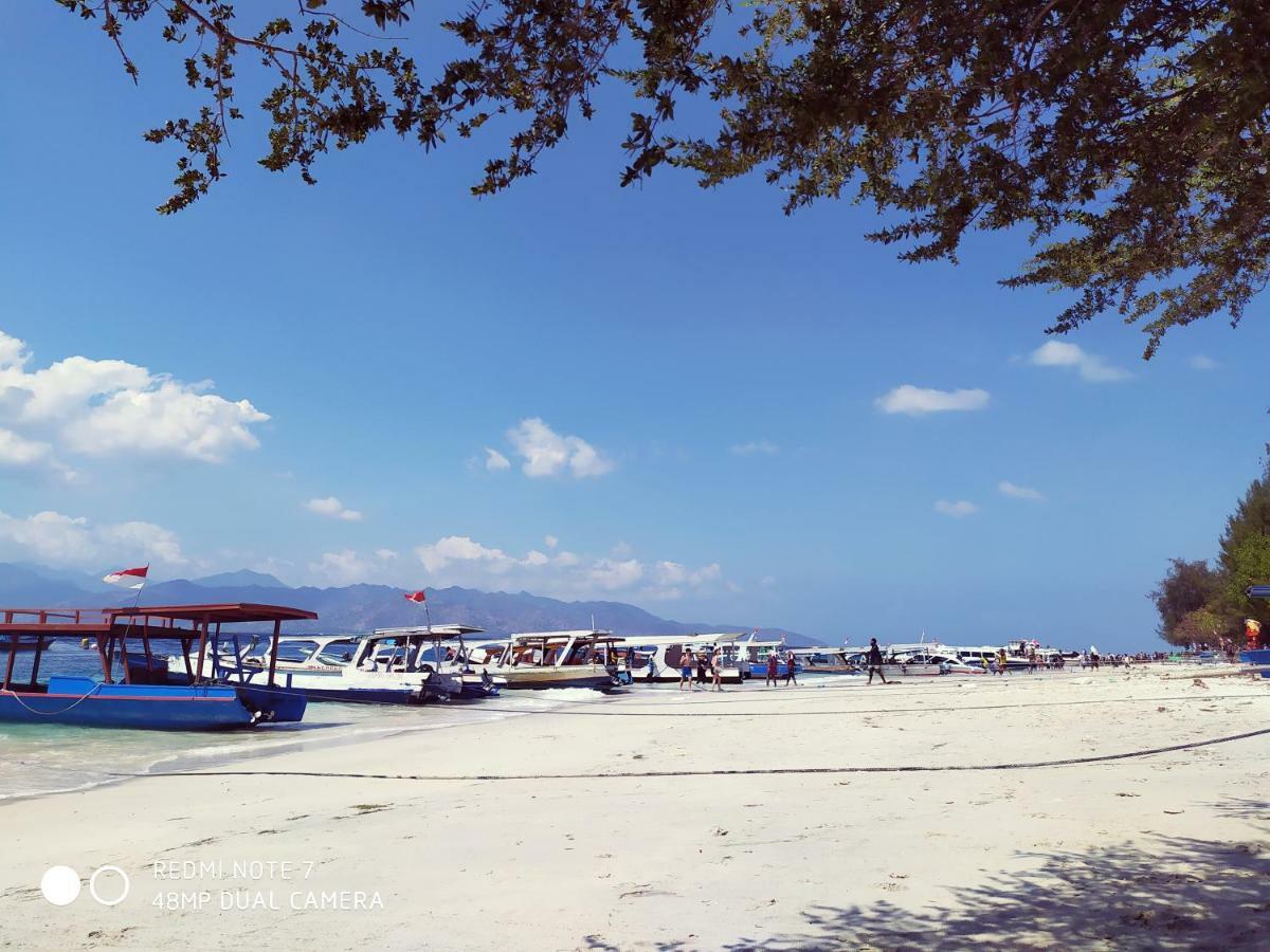 Kusuka Bungalow Lägenhet Gili Trawangan Exteriör bild