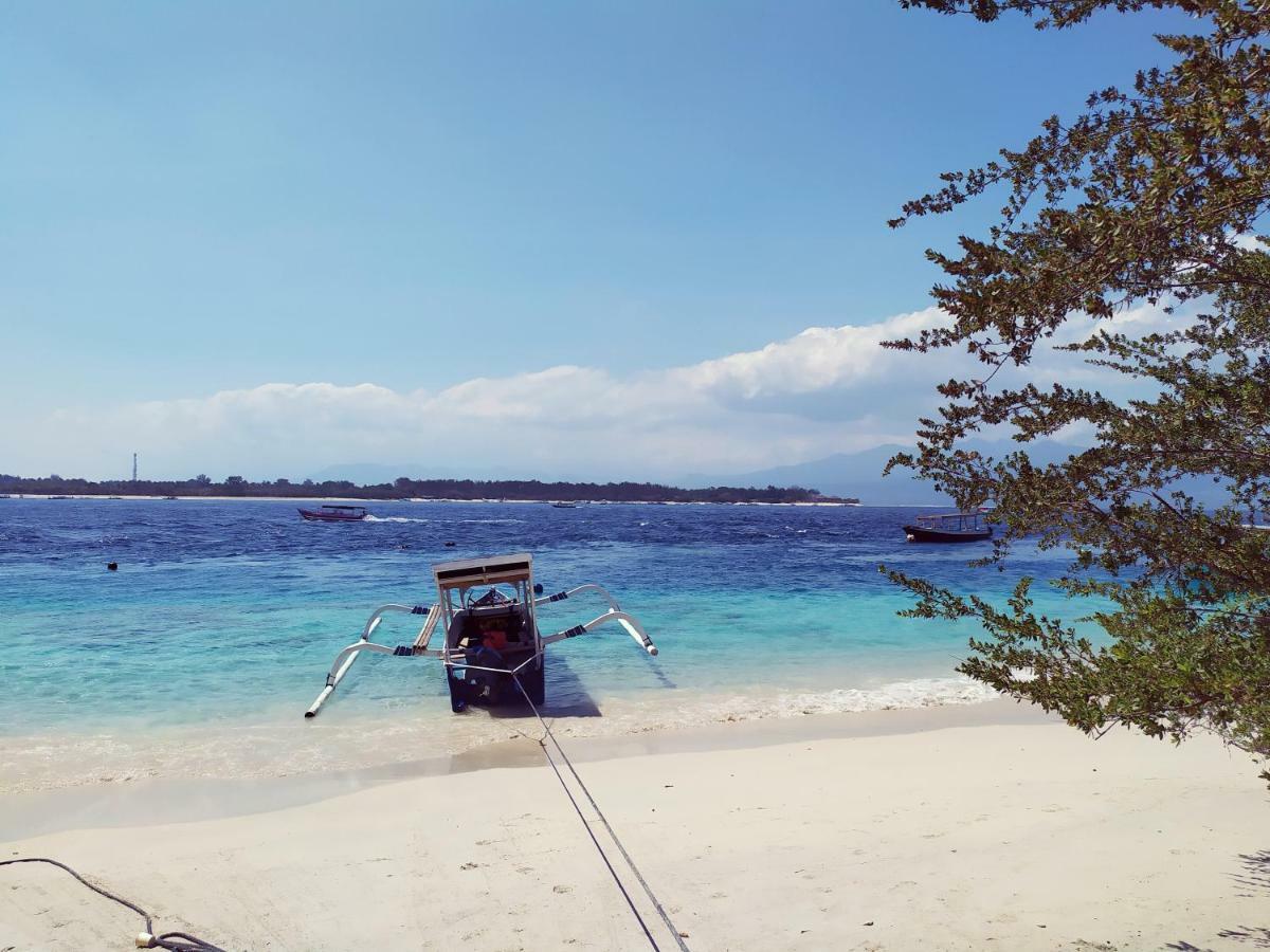 Kusuka Bungalow Lägenhet Gili Trawangan Exteriör bild