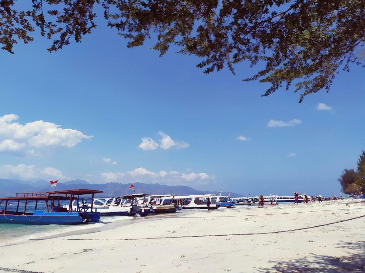 Kusuka Bungalow Lägenhet Gili Trawangan Exteriör bild